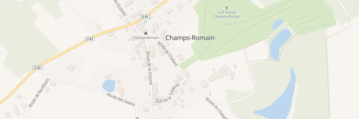 Plan du 20 Le Bourg à Champs-Romain