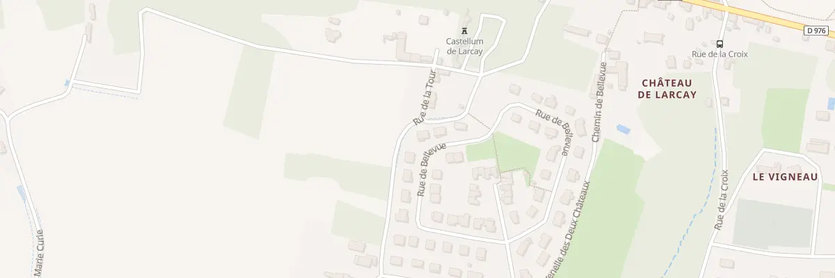 Plan du 25 Rue de Bellevue à Larçay