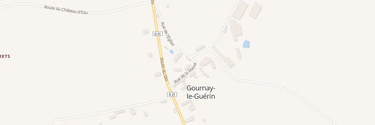Plan du 12 Gournay à Gournay-le-Guérin