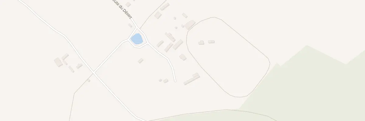 Plan du 11 Rte du Désert à Bosrobert