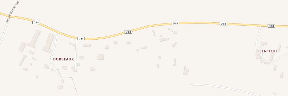 Plan du 7 Rte de Bourgtheroulde - Thenou à Thénouville