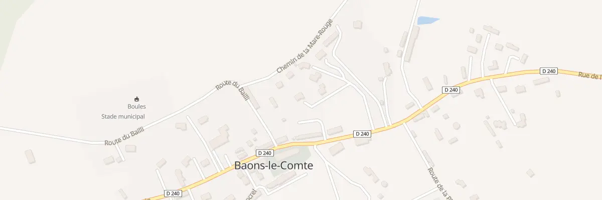 Plan du 9000 Rue de l’Echevin à Baons-le-Comte