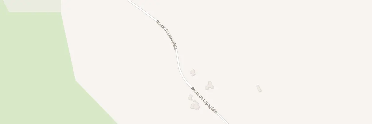 Plan du 2300 Rte de Lapagésie à Laussou