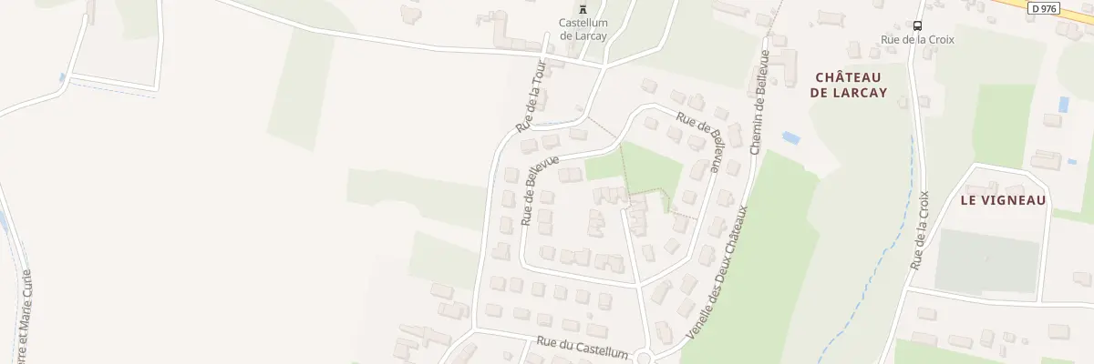 Plan du 22 Rue de Bellevue à Larçay