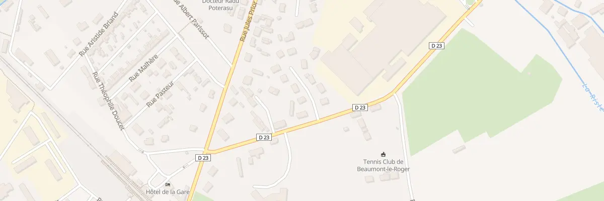Plan du 1 Imp Onfroy de Vieilles à Beaumont-le-Roger