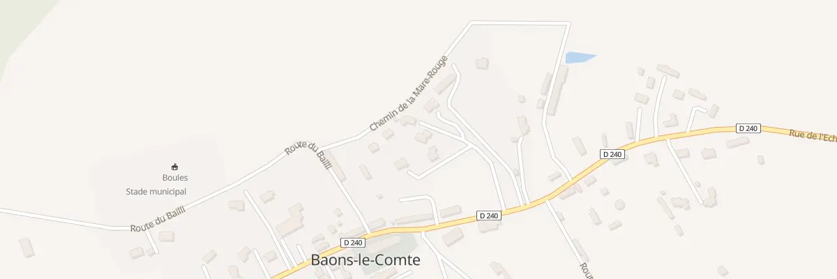 Plan du 607 Rue de l’Echevin à Baons-le-Comte