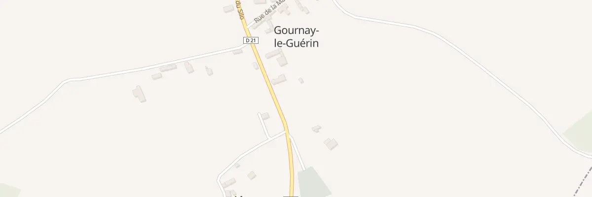 Plan du 8 Rte du Silo à Gournay-le-Guérin