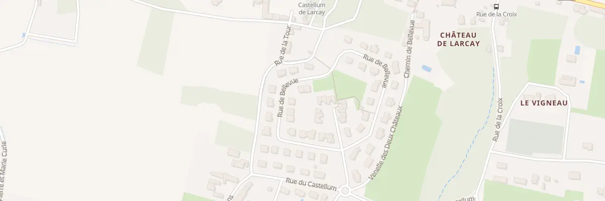 Plan du 20 Rue de Bellevue à Larçay