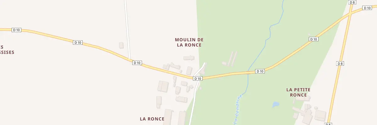 Plan du 223 Moulin de la Ronce à Ternay