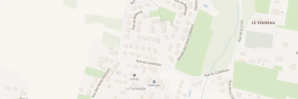 Plan du 43 Rue de Bellevue à Larçay