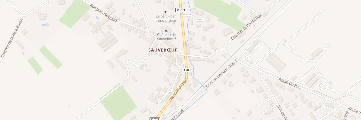 Plan du 413 Av du Parc à Lalinde