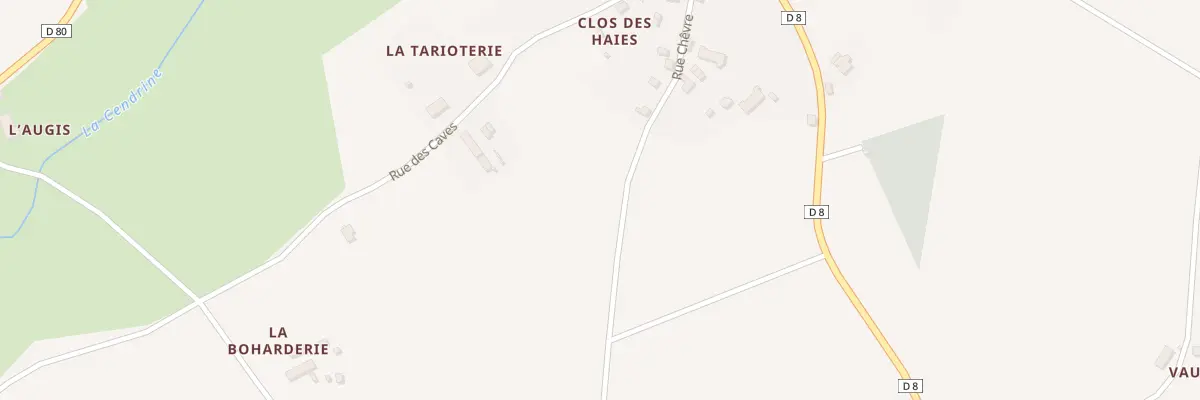 Plan du 6 Rue Chèvre à Ternay