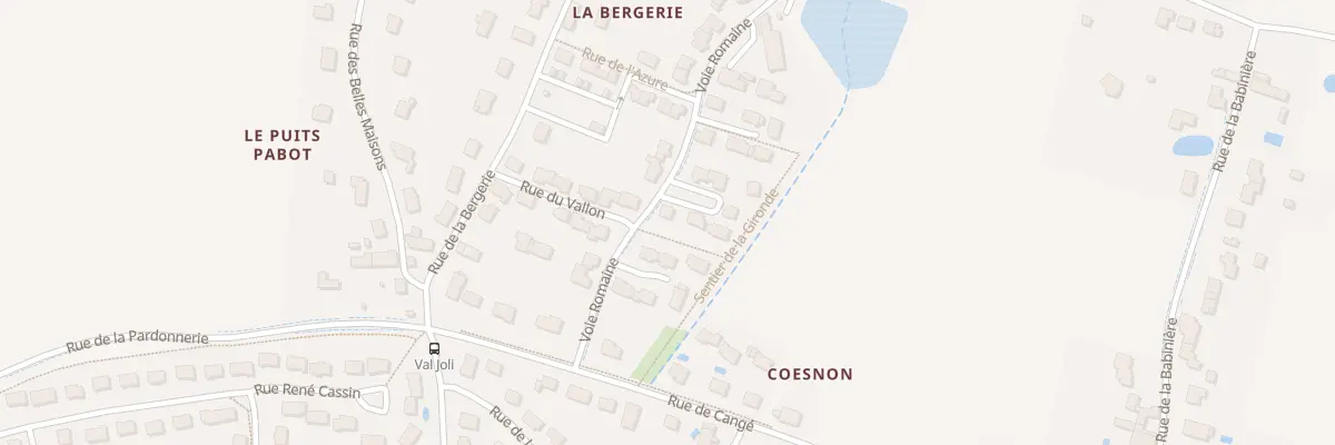 Plan du 7 Pl de l’Asphodele à Larçay
