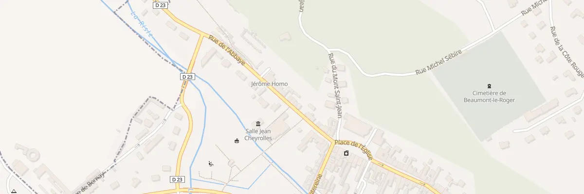 Plan du 18 Rue de l’Abbaye à Beaumont-le-Roger