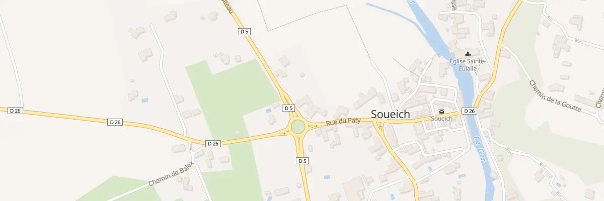 Plan du 8 Rte de Lespiteau à Soueich
