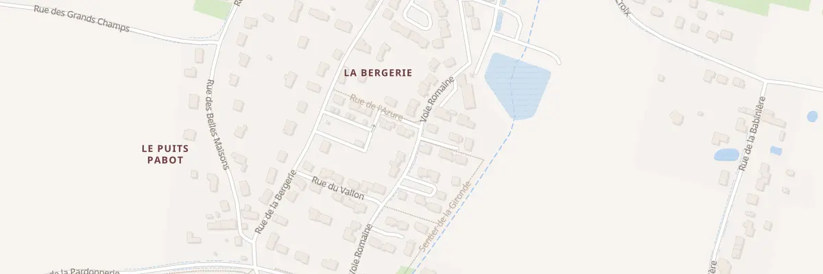 Plan du 8 Rue de l’Azure à Larçay