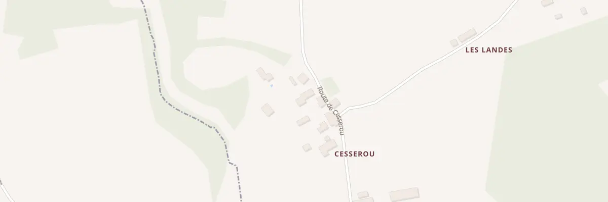 Plan du 338 Rte de Cesserou à Saint-Pierre-de-Côle
