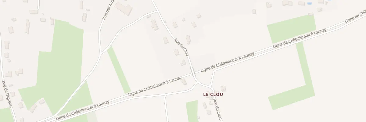 Plan du 14 Rue du Clou à Pleumartin