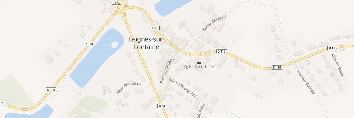 Plan du 4 Pl de l’Eglise à Leignes-sur-Fontaine