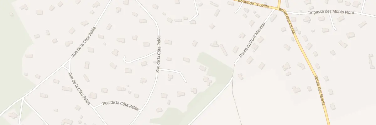 Plan du 11 Rue de la Cote Pelee à Thénouville