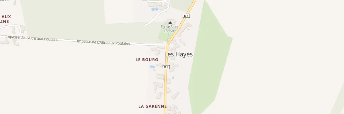Plan du 9 Le Bourg aux Hayes