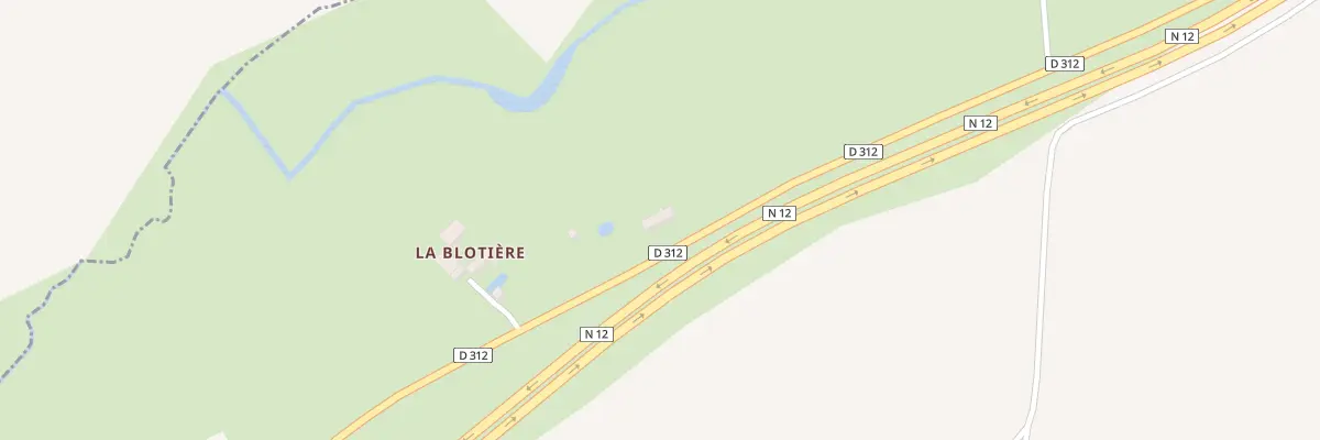 Plan du 168 La Blotiere à Charencey