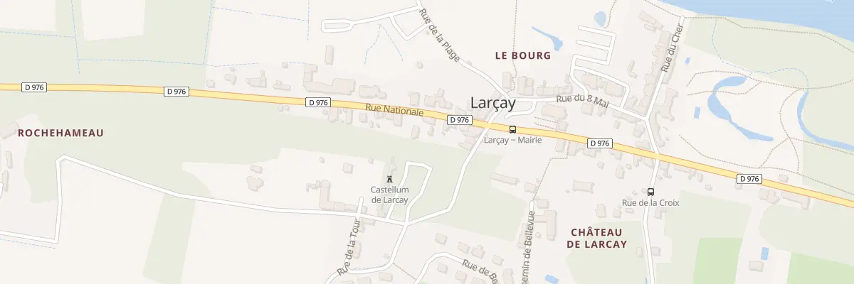 Plan du 34 Rue Nationale à Larçay