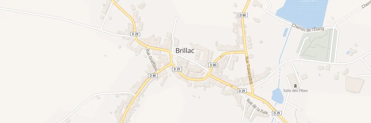Plan du 6 Pl de l’Eglise à Brillac