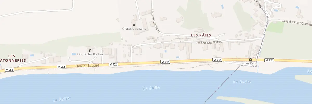 Plan du 92B Quai de la Loire à Rochecorbon