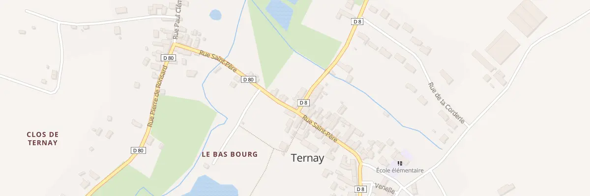 Plan du 1 Rue Pierre Collet à Ternay
