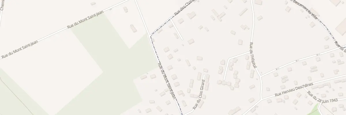 Plan du 28 Rue du Mont Saint Jean à Beaumont-le-Roger