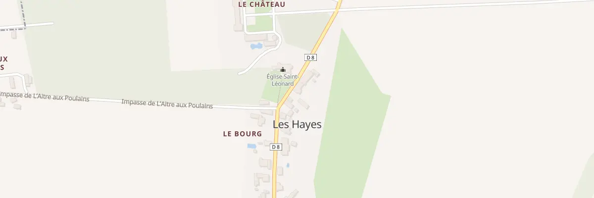 Plan du 3 Le Bourg aux Hayes