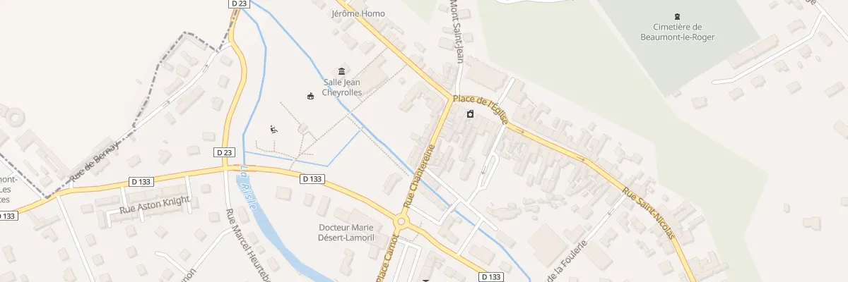 Plan du 10 Rue Chantereine à Beaumont-le-Roger