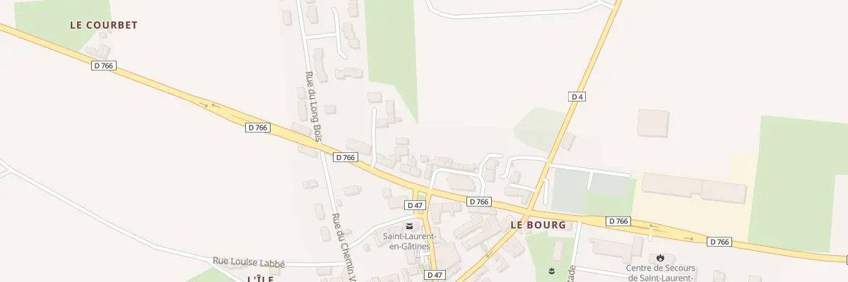 Plan du 2 Av Gustave Moussu à Saint-Laurent-en-Gâtines