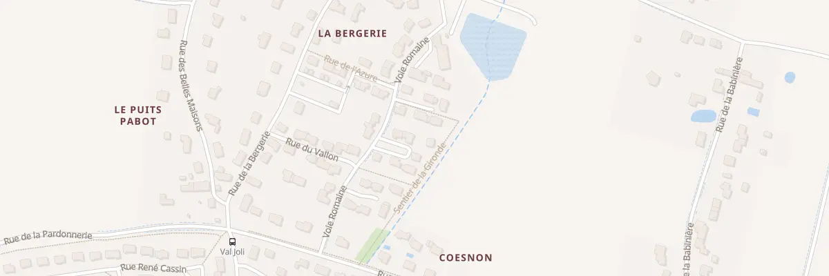 Plan du 2 Pl de l’Asphodele à Larçay