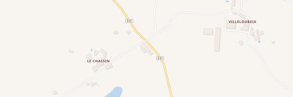 Plan du 1 Le Chassin à Saulgond