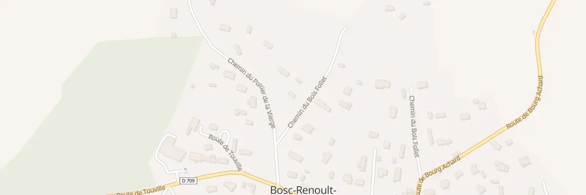 Plan du 1 Che du Bois Follet à Thénouville