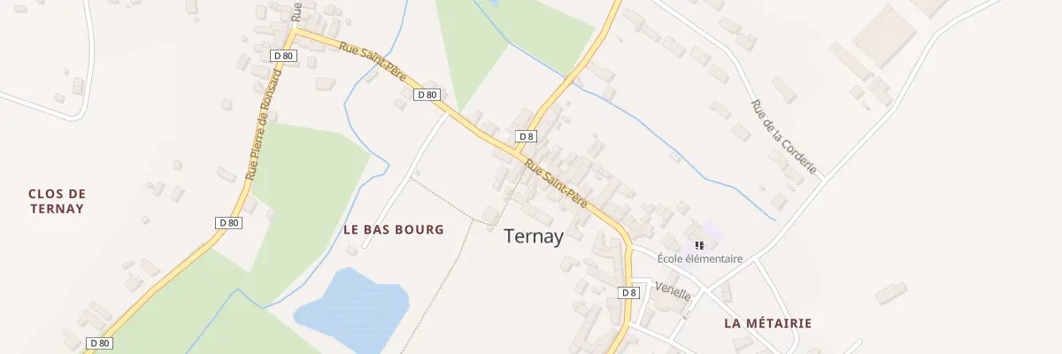 Plan du 5002 Rue St Pere à Ternay