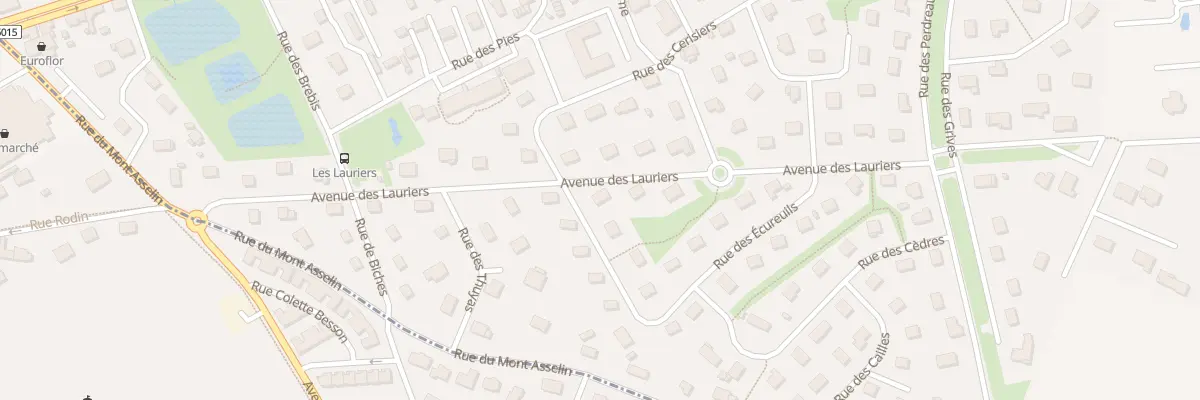 Plan du 14 Av des Lauriers à Sainte-Marie-des-Champs
