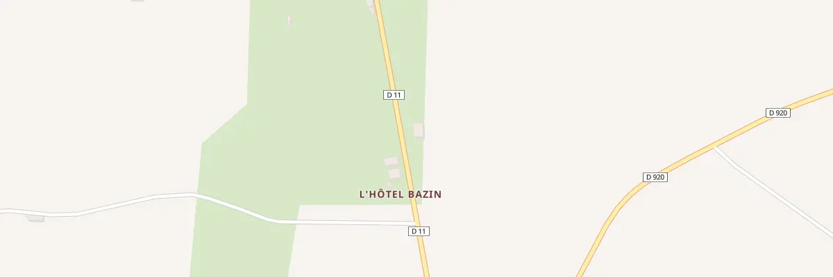 Plan du 1 L’Hôtel Bazin à Rémalard en Perche