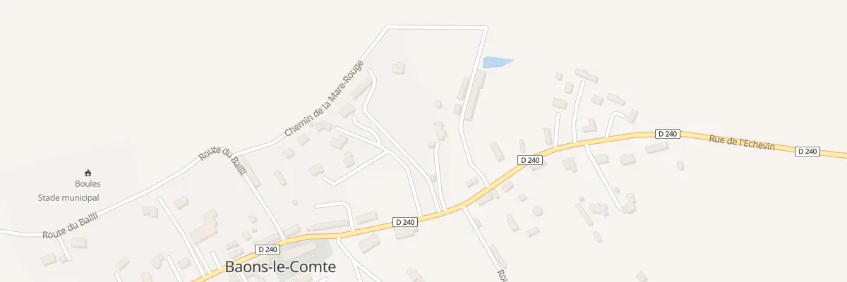 Plan du 626 Rue de l’Echevin à Baons-le-Comte