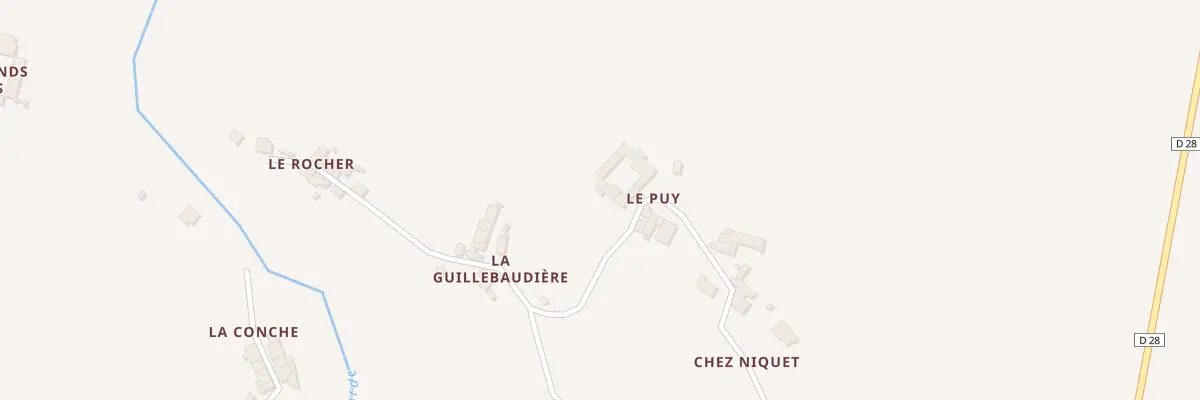 Plan du 7 Le Puy à Luchapt