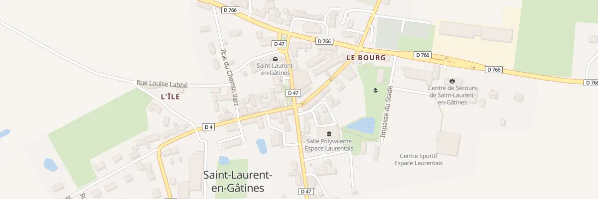 Plan du 12 Rue du Commerce à Saint-Laurent-en-Gâtines