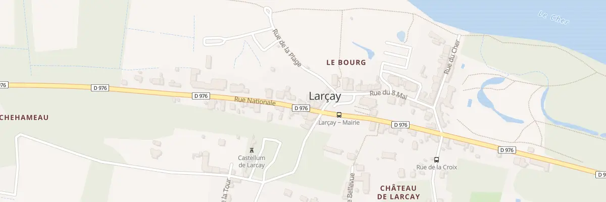 Plan du 23 Rue Nationale à Larçay