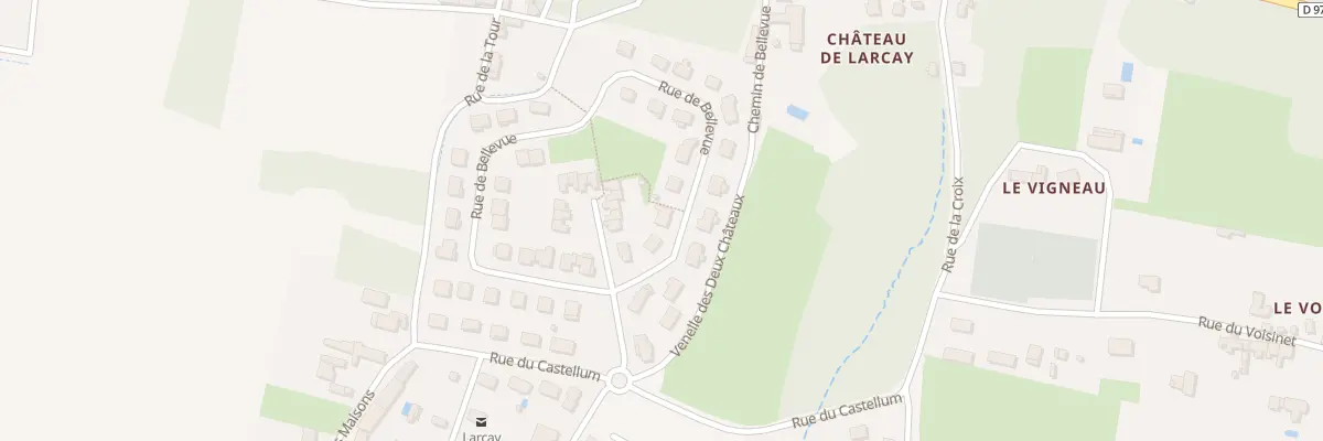 Plan du 6 Rue de Bellevue à Larçay
