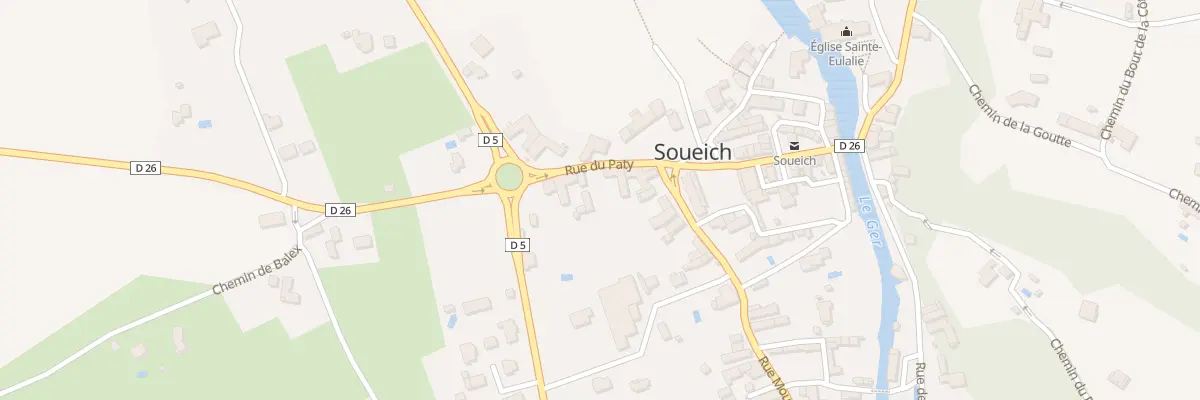 Plan du 60 Rue du Pâty à Soueich