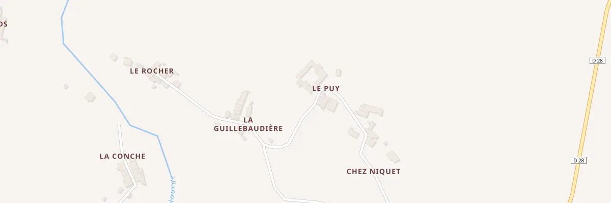 Plan du 5 Le Puy à Luchapt