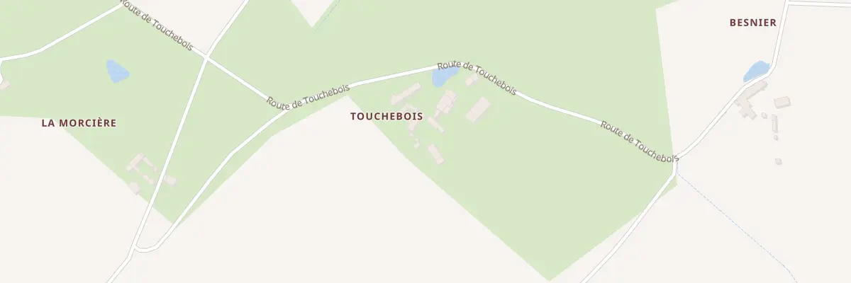 Plan du 42 Rte de Touchebois à Manthelan