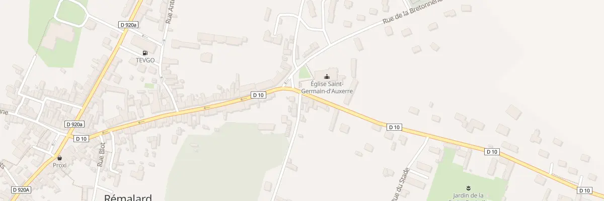 Plan du 2 Rue du Prieuré à Rémalard en Perche