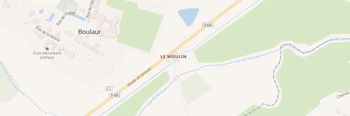 Plan du 20 Che de Gajan à Boulaur
